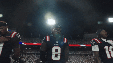 Stefon Diggs Football GIF by New England Patriots