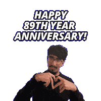 89 Year Anniversary Sticker
