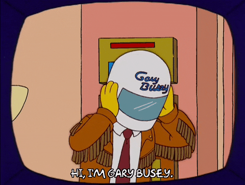 happy gary busey GIF