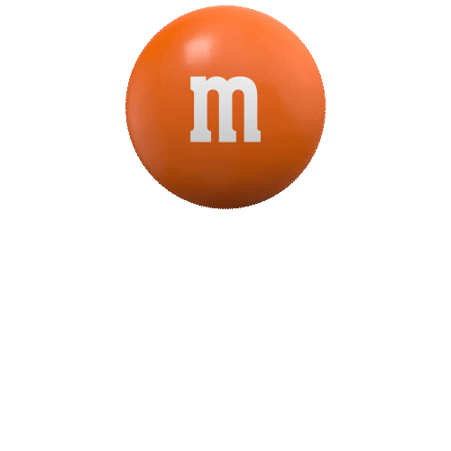 ball orange Sticker by M&M’S Chocolate