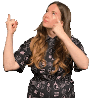 abbie_mccarthy look up point here Sticker