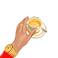 Tea Hand Sticker