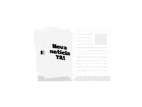 Reading Paper Sticker by Temporada Alta