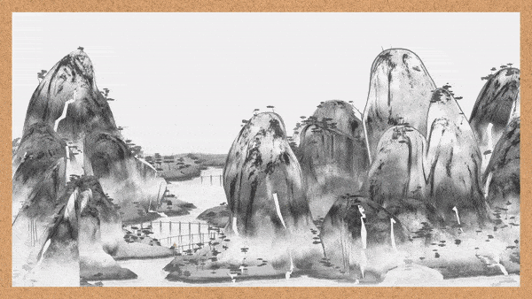 IRCSS giphyupload chinese landscape blender GIF