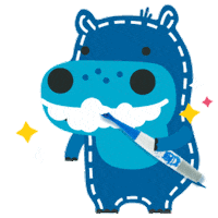 Teeth Brushing Sticker by Marcus & Marcus