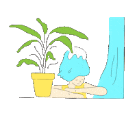Home Stayathome Sticker by KAKIYUKI