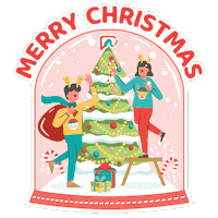 Merry Christmas Sticker by Passionationco