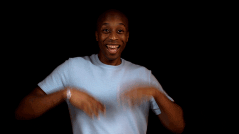 Black Man Hello GIF by Bernardson.com