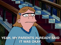 hey arnold nicksplat GIF