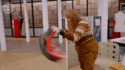 Hair Drying GIF by The Great British Sewing Bee