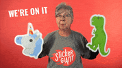 we're on it GIF