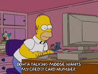 excited homer simpson GIF