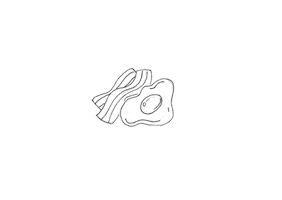 littlemissun breakfast egg eggs english Sticker