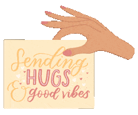 Vibes Hugs Sticker