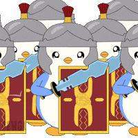 Huddle Up War GIF by Pudgy Penguins