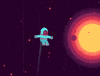Fun Floating GIF by Tomas Brunsdon