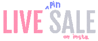 Live Sale Sticker by Pins Break the Internet