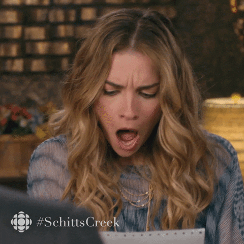 angry schitts creek GIF by CBC