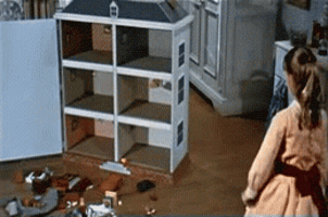 woman house GIF