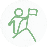 Flag Person Sticker by Branches Mission Lab