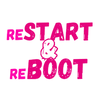 Challenge Start Again Sticker by Belle Hutt