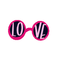 kaceymaedesign love summer pink sunglasses Sticker