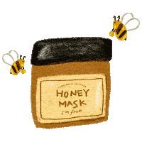 imfrom bee honey 나무 꿀벌 Sticker
