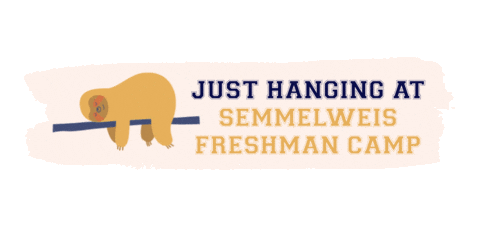 Freshman Sticker by Semmelweis Egyetem