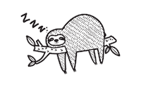 Sleepy Sticker by Nifty Gifts