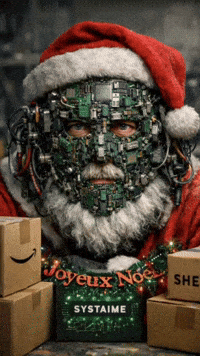 Santa Noel GIF by systaime