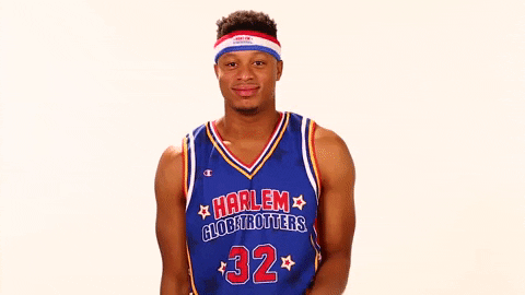 cute GIF by Harlem Globetrotters