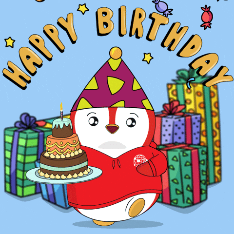 Happy Birthday GIF by Pudgy Penguins