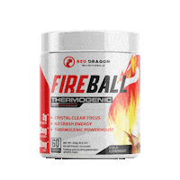Supplements Fireball Sticker by Red Dragon Nutritionals