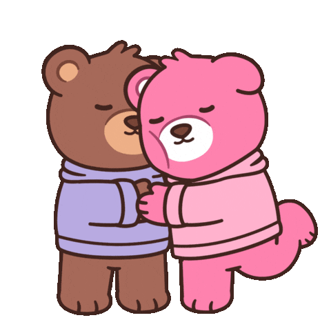 I Love Ya Teddy Bear Sticker by BEARISH