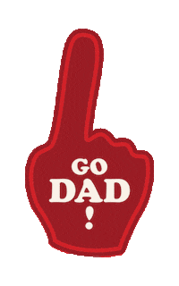 Fathers Day Team Sticker by T-Shirt Deli