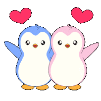 I Love You Heart Sticker by Pudgy Penguins
