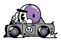 Race Drift Sticker by Tofu Run