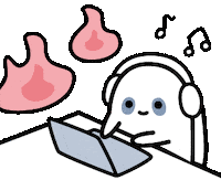 Littleworkingsoul work 社畜 上班 打工小魂 Sticker