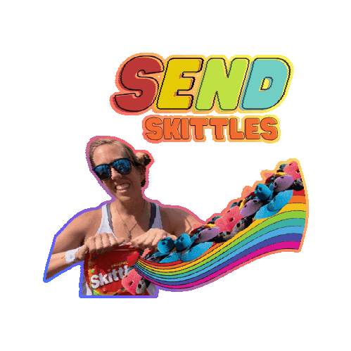 Rainbow Send Sticker by DynoClimbDeland