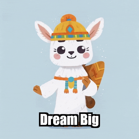 Unity Dream Big GIF by Llamaozi