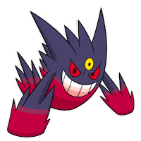 Ghost Mega Gengar Sticker by Pokémon