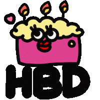 Happy Birthday Party Sticker by てんりちゃん