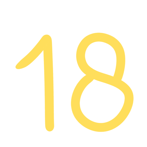 Dieciocho Atten Sticker