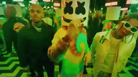 chris brown GIF by Marshmello