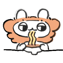 ラメン Sticker by 露野しめりけ