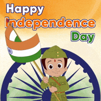 Independence Day GIF by Chhota Bheem