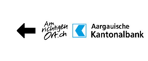 aargauischekantonalbank giphyupload logo bank pfeil Sticker