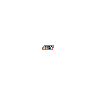 First Of The Month Summer Sticker
