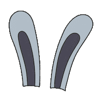 Easter Rabbit Ears Sticker by SalzgitterAG