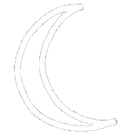 sally89413 cute white moon boho Sticker